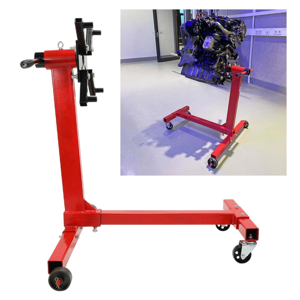 NUE Motorständer Motorheber 450kg Getriebeheber Faulenzer Hebebühne Klauenheber - Bild 1 von 4