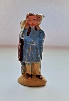 - Ancien BERGER ET MOUTON Marque Cellosite Année 1960  Santon Crèche de Noël - Photo 1/4