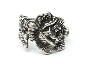 Echtsilber Ring 825er Sterling Silber Miniblings Besteck Handarbeit Unikat AB10 - Picture 1 of 5