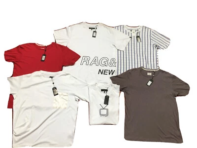 NUEVO RAG & BONE Camisetas Manga Corta ASSRTD Colores/Diseños y Tallas RT $80-$150ea Foto 1 de 2