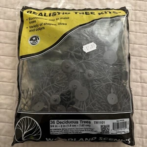 Woodland Scenics TR1101 gemischt grün sommergrüne realistische Bäume Kit (36) 0,75" - 3" - Bild 1 von 1