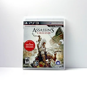 Assassin's Creed III PlayStation 3 PS3 VGC CIB Complete Tested Free Shipping - Picture 1 of 5