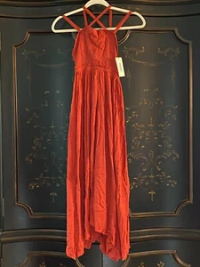 $58 Joyfolie Mia Joy Milli Dress | Persimmon | Size 14 - Picture 1 of 19