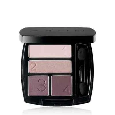Avon  True Color ROMANTIC MAUVES Eyeshadow Quad ~ NEW Cond. ~ NEXT DAY SHIPPING! - Image 1 of 4