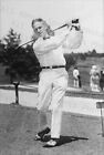 Affiche imprimée photo swing de golf de Bobby Jones