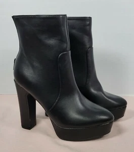 Just Fab Pleda Platform Heels Booties black  Size 8  - Picture 1 of 11