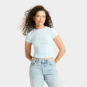 🎀 Camiseta corta WILD FABLE Aqua Frost * Nueva con etiquetas - Imagen 1 de 5