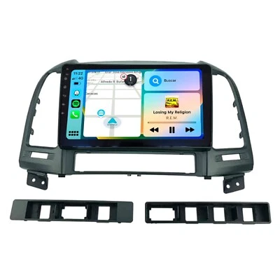 Autoradio Android per Hyundai Santa Fe 2006-12 Octacore4GB 64GB -Telecamera HD - Immagine 1 di 4