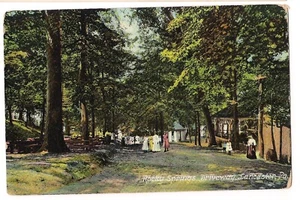 ROCKY SPRINGS DRIVEWAY Amusement Park Lancaster PA Postcard DB Women Buildings - Picture 1 of 2