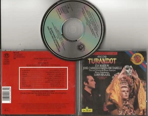 PUCCINI Turandot live highlights Maazel Carreras Marton cd 1987 - Picture 1 of 1