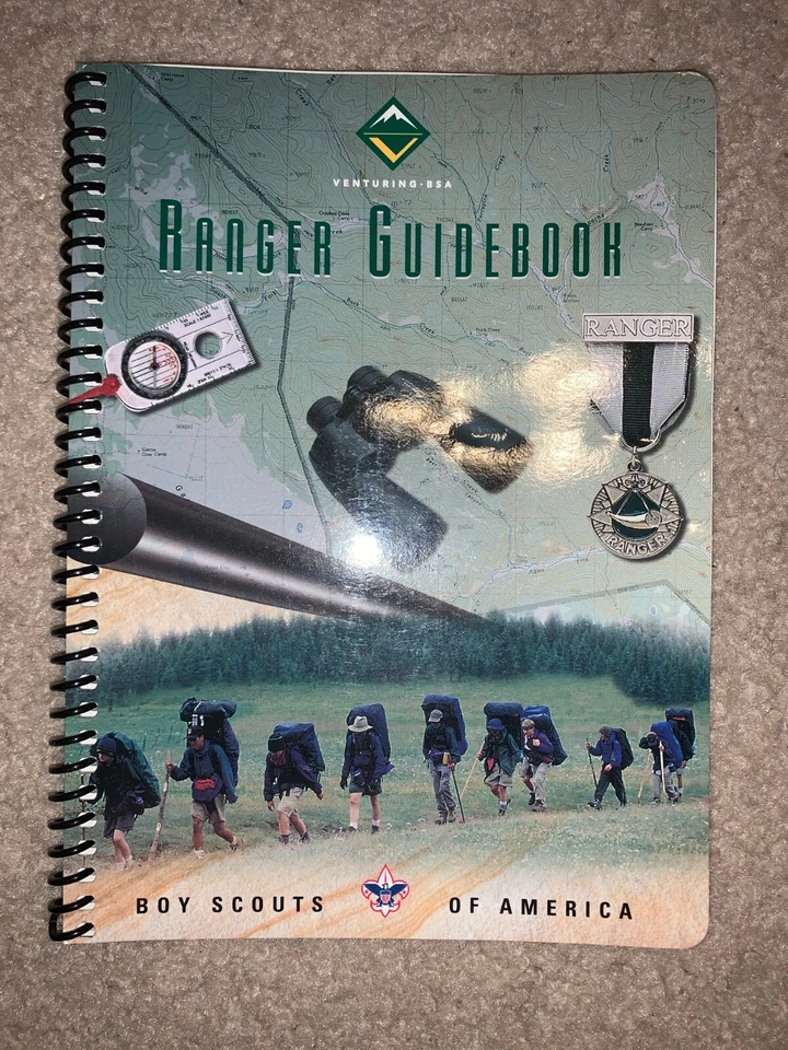 Boy Scout BSA Ranger Medal Guidebook Venturing 1998 Manual de Impressão - Imagem 1 de 1