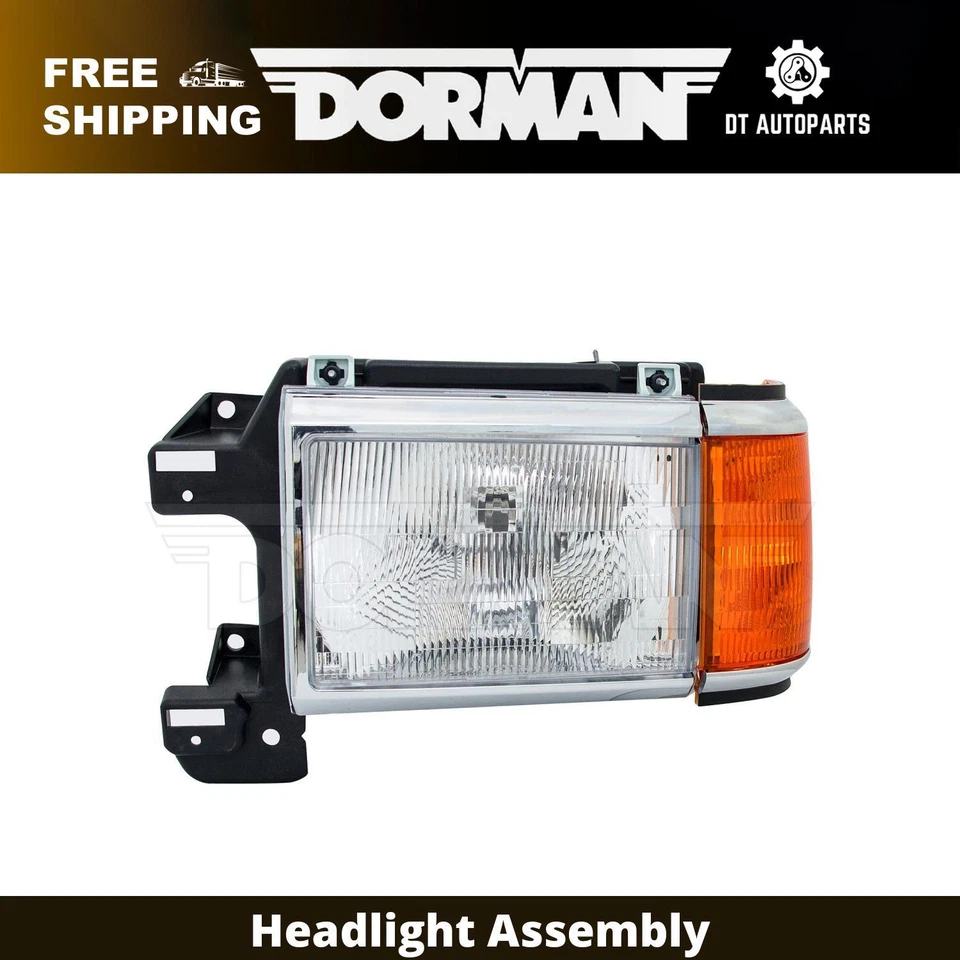 Conjunto de faros izquierdo para Ford F-350 Dorman 1987-1991 1988 1989 1990 Foto 1 de 4