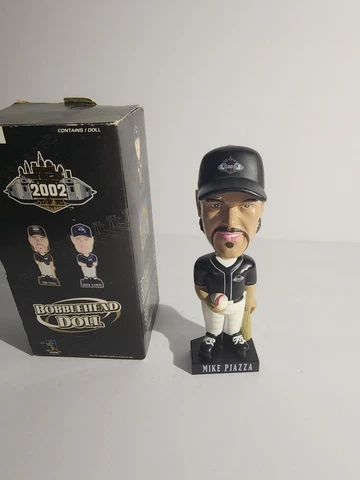 MLB 2002 Subway Series New York Mets Mike Piazza Bobblehead Used Cover