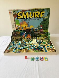 1981 Vintage Milton Bradley The Smurf 3 Dimensional Board Game