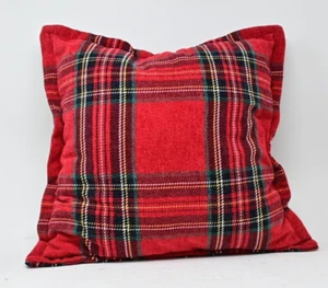 Brentwood Originals Holiday Plaid Decorative Pillow 18" x 18" - Picture 1 of 2