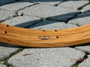 CB ITALIA coppia (#2 cerchi) FIANDRE cerchi in legno per pneumatici tubolari - Hozfelgen - Foto 1 di 9