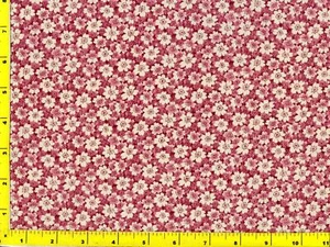 Lichtblumen auf Licht rot Meterware CFLRED00100 - Bild 1 von 1