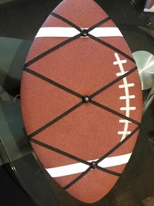 Football Shaped Wall Decor Photo Board - Picture 1 of 3