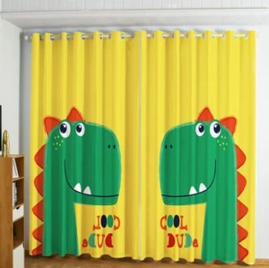 Little Dinosaurs Cool Dude Curtains - Imagen 1 de 2