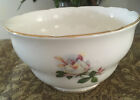 A small 3” H & 4.5” D bone china bowl in Rose pattern by Royal Adderley#29