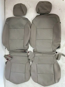 2015-2019 GMC YUKON XL LS SLT OEM FACTORY LIGHT CAMEL CLOTH SEAT COVERS - Picture 1 of 4