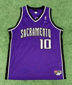 Nike Sacramento Kings Mike Bibby Jersey Size 2XL NBA authentic swingman purple - Picture 1 of 7