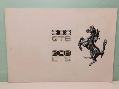 Ferrari 308 GTB GTS Sales Brochure_147/77_GENUINE_FACTORY ORIGINAL_VINTAGE_OE - Image 1 of 4