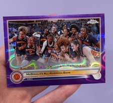 2023 Topps Chrome McDonald’s All-American Game Girls Team Photo 98 Refractor