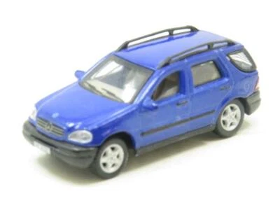 Cararama Hongwell Mercedes Benz Classe M Blu 1 72 Scala Sciolto Senza Scatola - Immagine 1 di 3