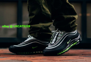 Nike Air Max 97 Shoes "Icons" Platinum Black Volt DX4235-001 Men's Sizes NEW