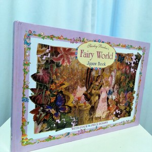 Shirley Barber's Fairy World Jigsaw Book w/h 4 Puzzles 96 pcs Each Hardcover 