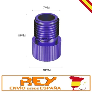 2x Adaptador Válvula Bicicleta Aleación de Aluminio Convertidor Morado 2x d174 - Imagen 1 de 6