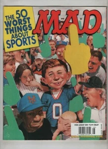 Mad Mag 50 Worst Things About Sports August 2001 #408 041521nonr - Imagen 1 de 1