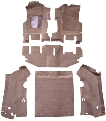 1997-2002 Jeep Wrangler TJ ковер - Cutpile | короткая консоль, без качелей панели - Изображение 1 из 4