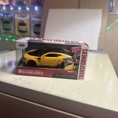 JADA TOYS TRANSFORMERS BUMBLEBEE 2016 CHEVY CAMARO 1:32 1/32 DIECAST Car - Image 1 of 3
