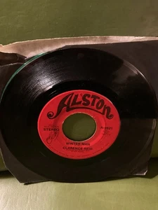 CLARENCE REID: funky party / winter man 7" Vinyl 45 Single ALSTON Records VG - Picture 1 of 2