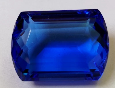 A+++ Large Blue Tanzanite Fancy Cut 94.20 Ct. Loose Gemstone Gift for Women/Her - Image 1 of 4