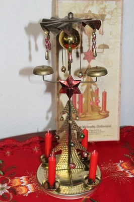 Engelsgeläut Blechpyramide Weihnachtsglockenspiel Heli DDR - Bild 1 von 4