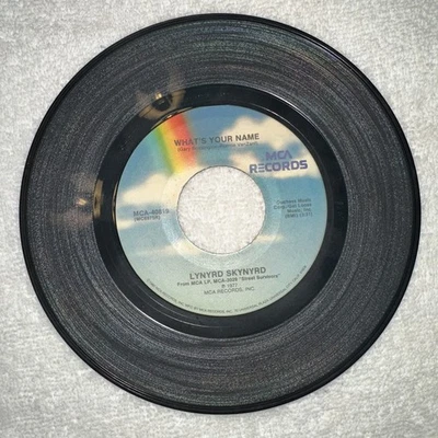 Lynyrd Skynyrd - What's Your Name / I Know A Little - 45 RPM - MCA Records - Image 1 of 2