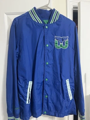 Chaqueta Hartford Whalers Starter Años 90 De Colección NHL Hockey Foto 1 de 2