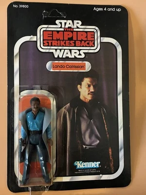 Figura de acción Kenner 1980 vintage Star Wars Lando Calrissian 31B sellada sin perforar Foto 1 de 4