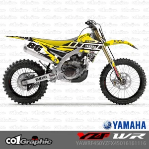 GRAPHICS DECALS STICKERS FULL KIT FOR YAMAHA YZ450FX WR450F 2016 2017 2018 - Picture 1 of 3