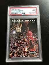 1992 Skybox USA MICHAEL JORDAN #38 "NBA ROOKIE" PSA 9 Mint Bulls Basketball