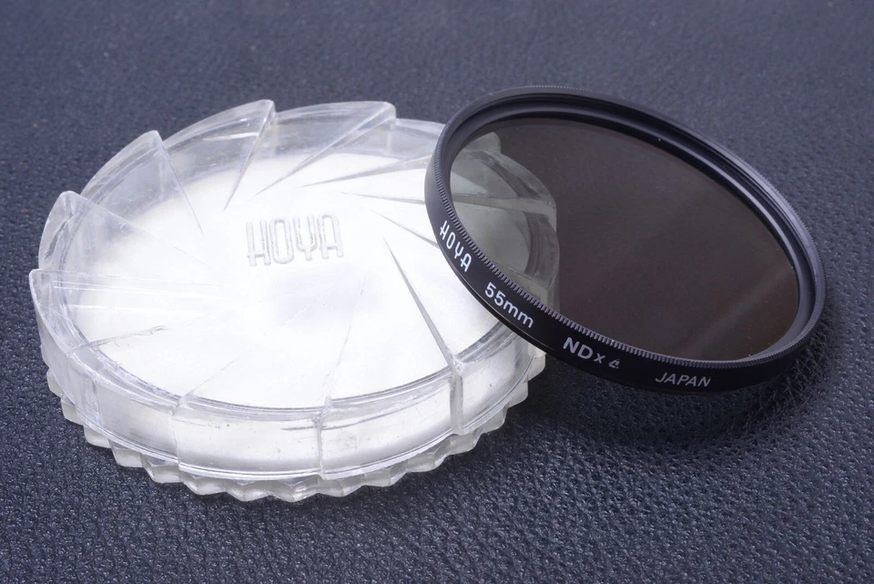 ✅ HOYA NEUTRAL DENSITY ND4X 55MM FILTER GENUINE LENS OR CAMERA W/ KEEPER 111-3 - Image 1 of 2