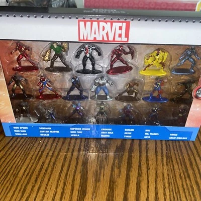 "NUEVO EN PAQUETE Marvel Nano Metalfigs Serie 6 Troqueladas 20 Figuras Serie Coleccionista 1.65""" Foto 1 de 4