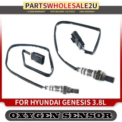 Sensor de oxígeno O2 aguas arriba izquierdo y derecho para Hyundai Genesis 2009-2011 3,8 L 2 piezas Foto 1 de 4