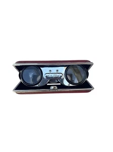 Vintage Pal F Folding Binoculars Opera Glasses Red - Picture 1 of 5