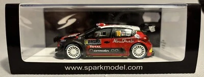 MINIATURE 1:43 SPARK CITROËN C3 RALLY MINTE CARLO 2018  MEEKE-NAGLE - Photo 1/4