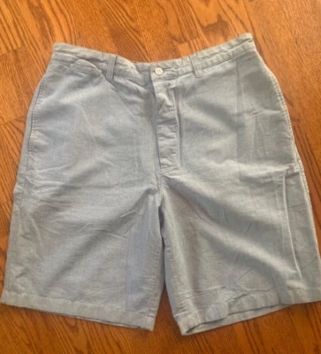 shorts estructura hombre, 34 cintura botón mosca Foto 1 de 4