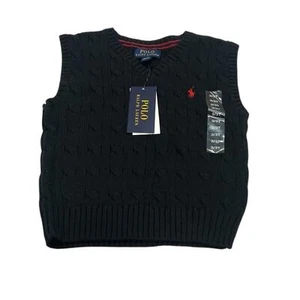 NWT Polo Ralph Lauren | Cable Knit Sweater Vest - Picture 1 of 4
